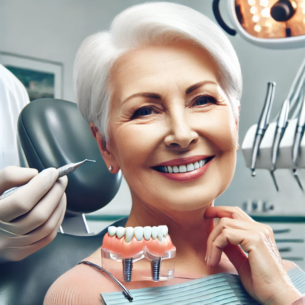 Idos em consultório de dentista