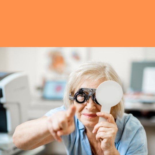 Cuidado com a visão em idosos