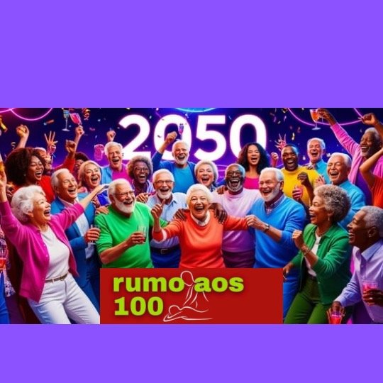 Imagem de grupo de idosos festejando